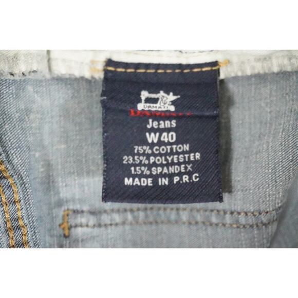 Damatti Paint Splatter Acid Wash Jeans – Size W40 - Picture 3 of 5